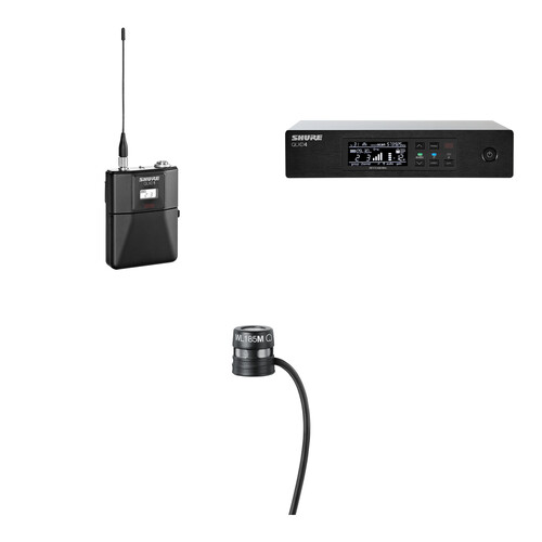 Shure QLXD14/85 Digital Wireless Cardioid Lavalier Microphone System Kit (H50: 470 to 534 MHz)