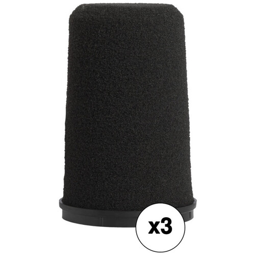 Shure RK345 Windscreen for SM7, SM7A, and SM7B (3-Pack)