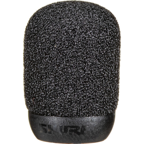 Shure Snap-Fit Windscreen for UL4 Lavalier Microphone (Black, 3-Pack)