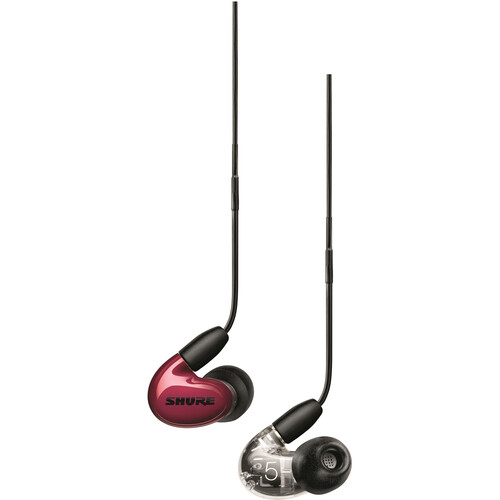 Shure AONIC 5 Sound-Isolating Earphones (Red) SE53BARD+UNI B&H