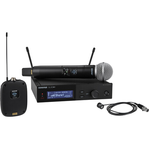 Shure SLXD124+/85M Digital Wireless Combo Microphone System (G57: 470 to 608 MHz)
