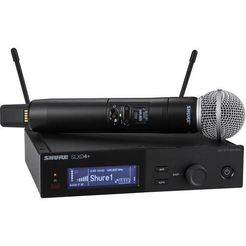 Shure SLXD24+/58 Digital Wireless Handheld SLXD24+/58-G57 B&H