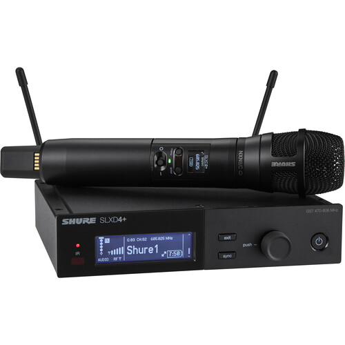 Shure SLXD24+/N8C Digital Wireless Handheld Microphone System with Nexadyne 8/C Cardioid Capsule (G57: 470 to 608 MHz)