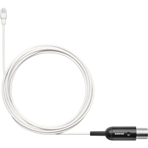 Shure TwinPlex TL47 Omnidirectional Lavalier Microphone with TA4F Connector and Accessories (White)