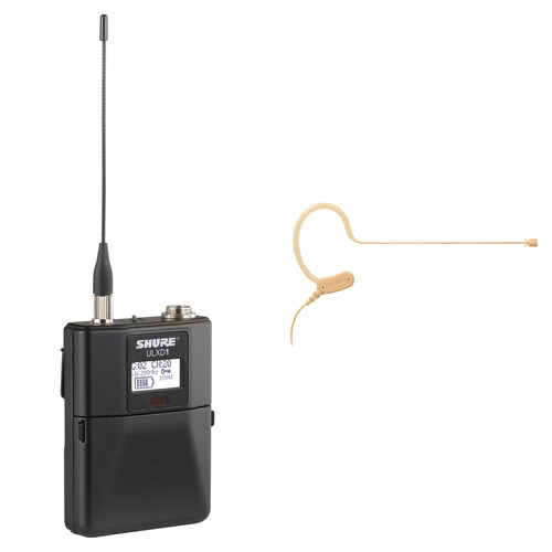Shure ULXD1 Digital Wireless Bodypack Transmitter with MX153 Earset Microphone Kit (G57: 470 to 608 MHz)