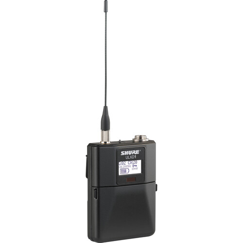 Shure ULXD1 Digital Wireless Bodypack Transmitter with 3-Pin LEMO (G57: 470 to 608 MHz)