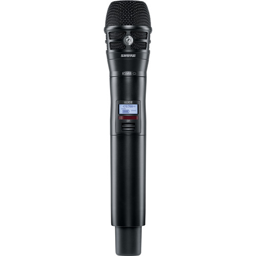 Shure ULXD2/K8B Digital Handheld Wireless Microphone Transmitter with KSM8 Capsule (H50: 534 to 598 MHz)