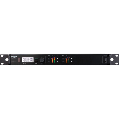 Shure ULXD4D Dual-Channel Digital Wireless Receiver (G57: 470 to 608 MHz)