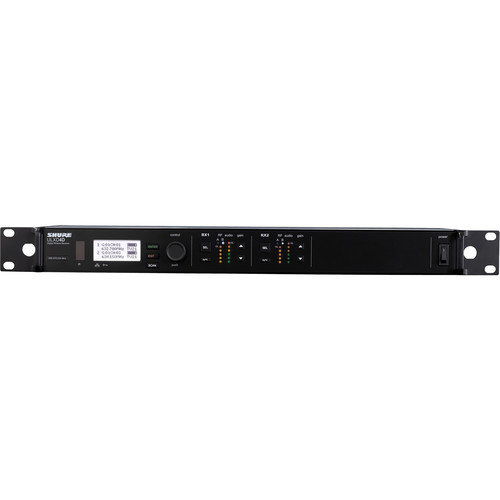 Shure ULXD4D Dual-Channel VHF Digital Wireless Receiver (V50: 174 to 216 MHz)