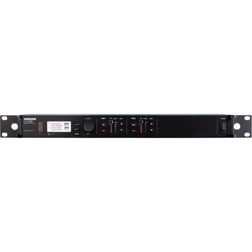 Shure ULXD4D-GV Dual-Channel Digital Wireless Receiver (G57: 470 to 608 MHz)