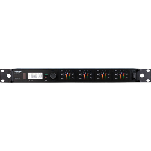 Shure ULXD4Q Quad-Channel Digital Wireless Receiver (G57: 470 to 608 MHz)