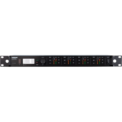 Shure ULXD4Q-GV Quad-Channel Digital Wireless Receiver (G57: 470 to 608 MHz)