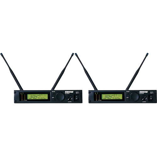Shure Dual ULXP4 Professional UHF Diversity Receiver and Power Supply Kit (G3: 470 - 505 MHz)