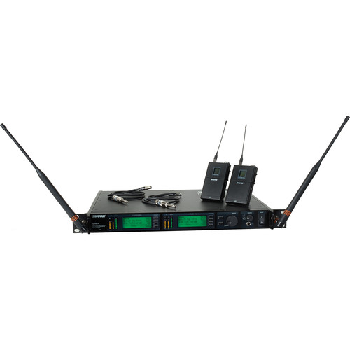 Shure UHF-R Dual-Channel UHF Bodypack Wireless Kit (L3: 638 - 698 MHz)