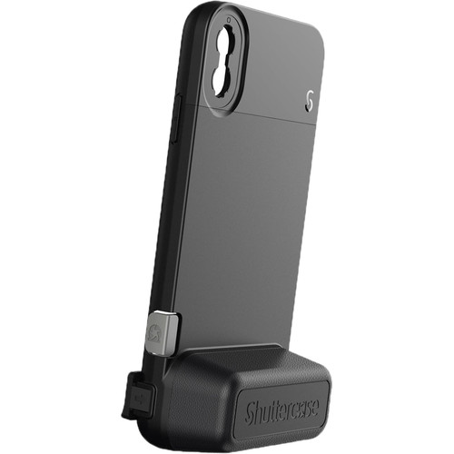 Shuttercase Battery Case for iPhone XS Max (Black Lens Mount)