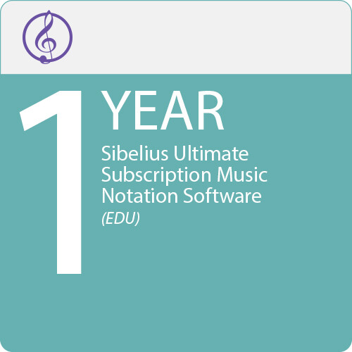 Sibelius | Ultimate Music Notation Software 1-Year Subscription (EDU)
