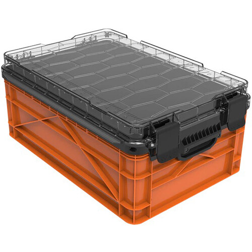 SIDIO Water-Resistant SidioCrate (Orange, Half Size)