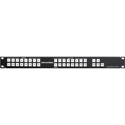 Sierra Video RCP-1616 Remote Control Panel for the 16 x 16 3G HD Switcher