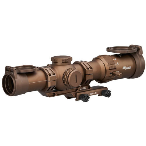 SIG SAUER TANGO-MSR LPVO 1-10x28 34mm SFP MSR BDC10 Illum Reticle Coyote Tan Riflescope with Mount
