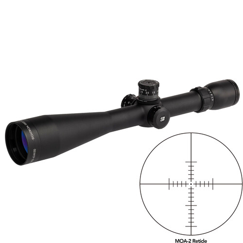 Sightron 6-24x50 SIII Zero Stop Long Range FFP Riflescope (MOA-2 Reticle)