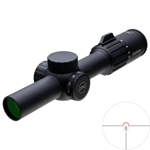 Sightron 1-6x24 S-TAC Riflescope (AR1 Illuminated Reticle)