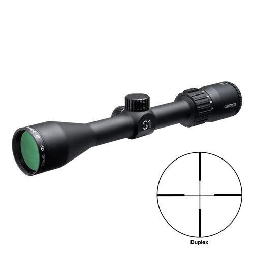 Sightron 3-9x40 S1 G2 Riflescope (Duplex Reticle)