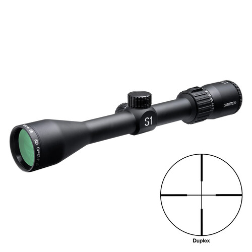 Sightron 4-12x40 S1 G2 Riflescope (Duplex Reticle)