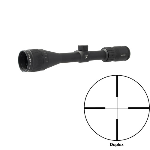 Sightron 4-12x40 S1 AO G2 Riflescope (Duplex Reticle)
