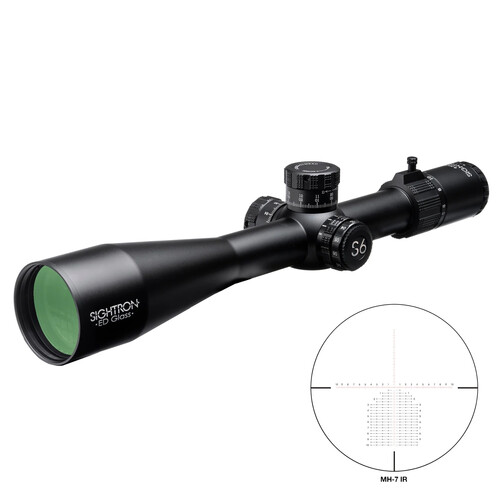 Sightron 5-30x56 S6 ED FFP Riflescope (MH-7 Reticle, Satin Black)