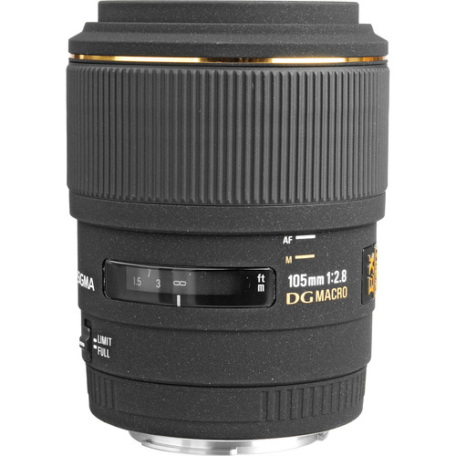 Used Sigma 105mm f/2.8 EX Macro Autofocus Lens for Can 257101
