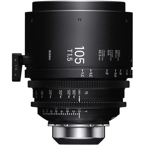 Sigma 105mm T1.5 FF High-Speed Art Prime 2 Lens with /i Technology (PL Mount, Meters)