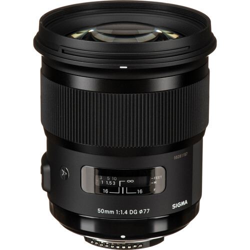 Sigma 50mm f/1.4 DG HSM Art Lens for Nikon F (Refurbished)