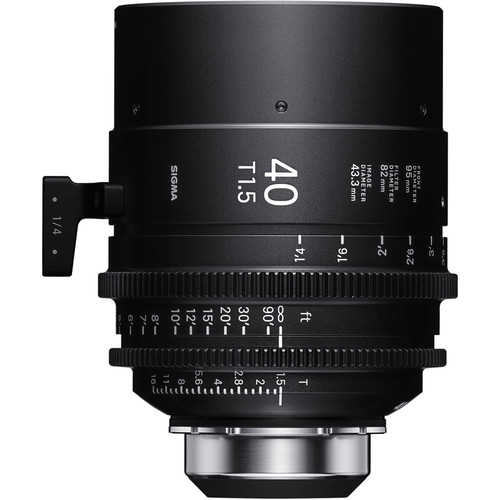 Sigma 40mm T1.5 FF High-Speed Cine Prime with /i Technology (PL Mount, Meters)