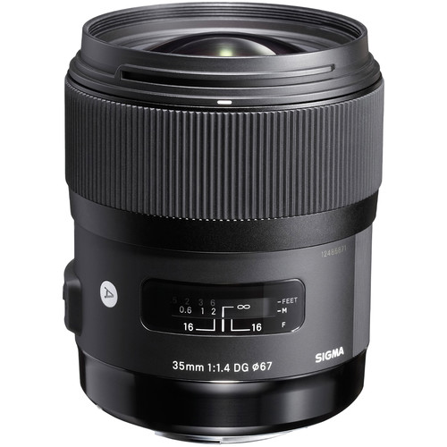 Sigma 35mm f/1.4 DG HSM Art Lens for Sony A (Refurbished)
