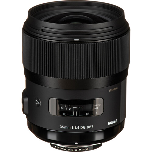 Sigma 35mm f/1.4 DG HSM Art Lens for Nikon F (Refurbished)