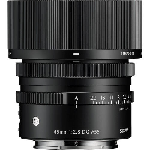 Sigma 45mm f/2.8 DG Contemporary Lens (Sony E, Black) 36B965 B&H