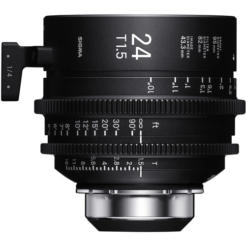 Sigma 24mm T1.5 FF High-Speed Cine Primes with /i Technology (PL Mount, Meters)