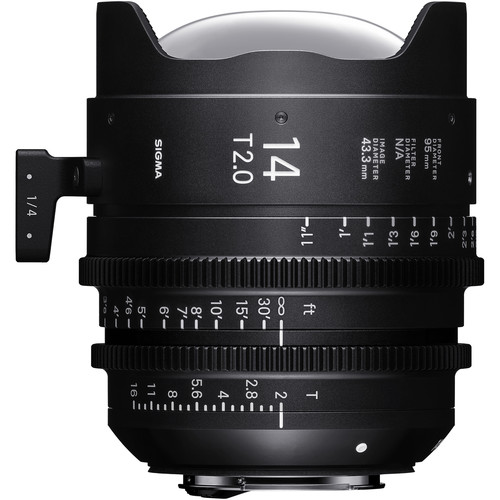 Sigma 14mm T2 Fully Luminous FF High-Speed Prime (PL Mount, Feet)