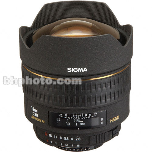 【美品】シグマ SIGMA AF 14mm F2.8 EX HSM ニコン用 Used Sigma Super W/A 14mm f/2.8 EX Aspherical HSM AF Lens 461306