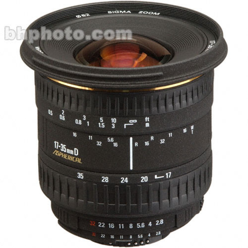 Sigma Zoom Super Wide Angle 17-35mm f/2.8-4.0 EX Aspherical Autofocus Lens for Nikon AF-D
