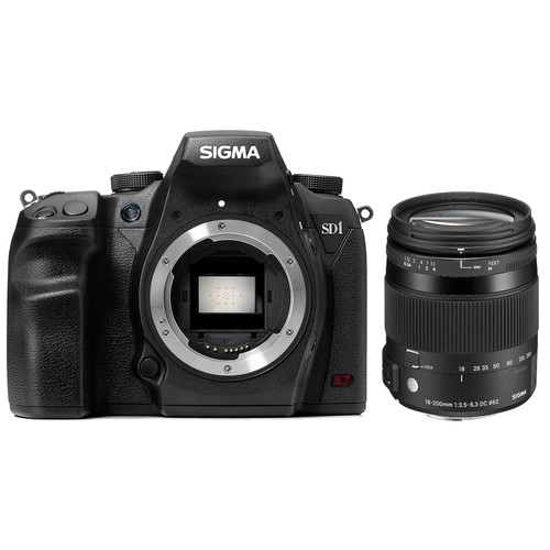 Sigma SD1 Merrill DSLR Camera with 18-200mm Lens BL900 B&H Photo