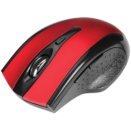 SIIG 6-Button Ergonomic Wireless Optical Mouse (Red)