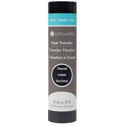 Silhouette Smooth Heat Transfer Material (9 x 36" Roll, Charcoal)