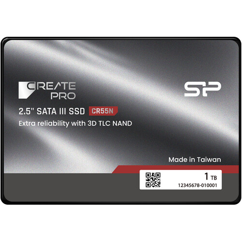 Silicon Power 1TB CreatePro CR55N SATA III 2.5" Internal NAS SSD