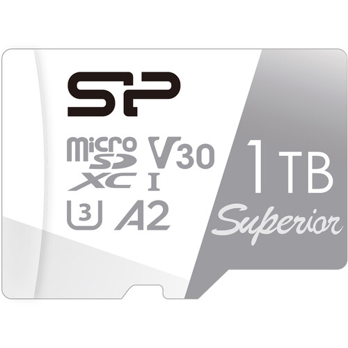 Silicon Power 1TB Superior UHS-I microSDXC Memory Card with SD Adapter