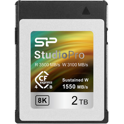 Silicon Power 2TB StudioPro CFexpress 4.0 Type B Memory Card