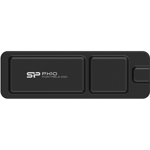 Silicon Power 4TB PX10 USB-C 3.2 Gen 2 Portable SSD (Black)