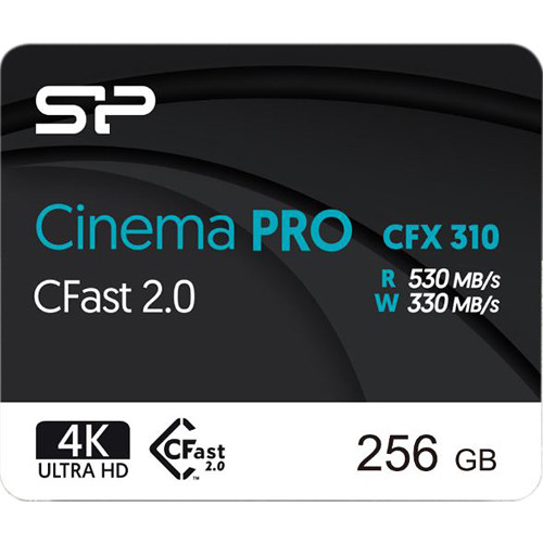 Silicon Power 256GB Cinema PRO CFX 310 cFAST 2.0 Memory Card