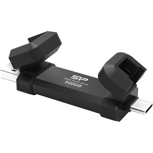 Silicon Power 500GB DS72 Dual USB 3.2 Gen 2 SP500GBUC3S72V1K B&H