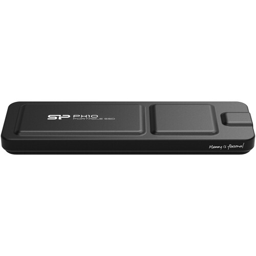 Silicon Power PX10 Plus Gen 2 Portable SSD (1TB, Black)